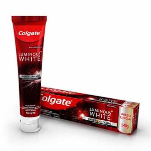 Creme Dental Colgate Luminous White Carvao Ativado 140G