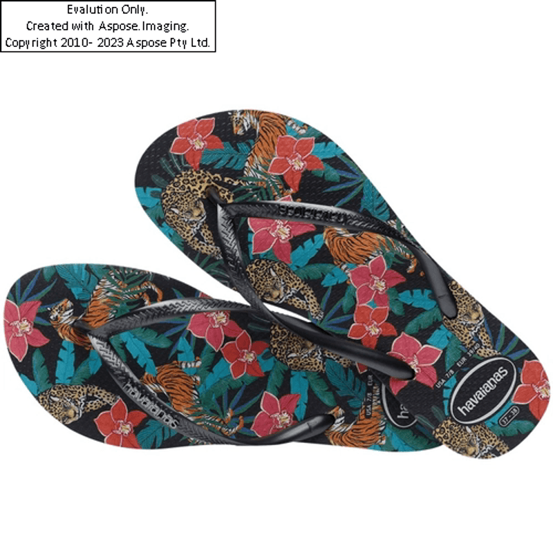 chinelo-havaianas-slim-tropical-pretocinza-dark-metalico-356