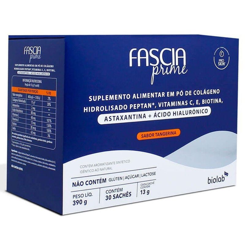 fascia-prime-colageno-hidrolisado-sabor-tangerina-30-saches