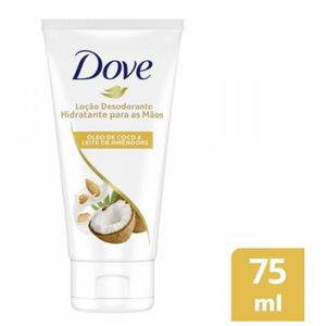 CREME PARA MAOS DOVE COCO & AMENDOAS 75ML