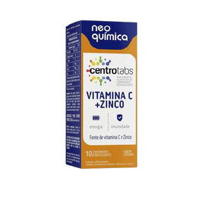 Vitaminas Neo Química Vitamina C + Zinco com 10 Comprimidos Efervescentes