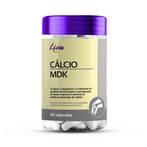 LIVVA CALCIO MDK 500MG COM 60 COMPRIMIDOS