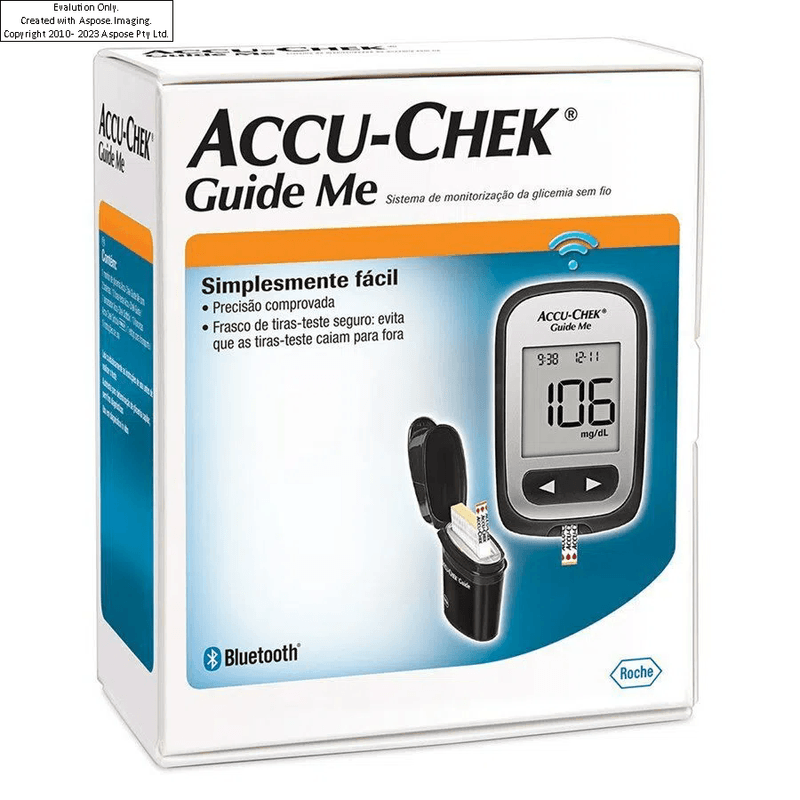 kit-accu-chek-guide-me-monitor-de-glicemia10-tiras