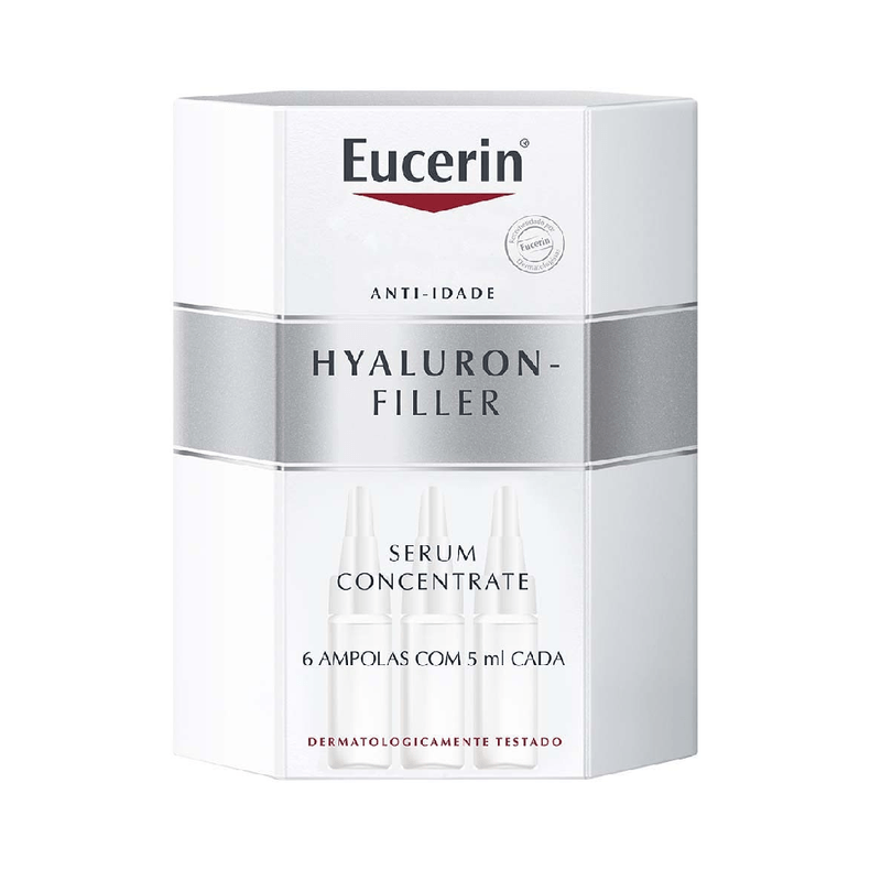 serum-facial-antiidade-eucerin-hyaluronfiller-concetrate-com-6-ampolas