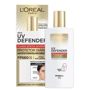 Protetor Solar L'Oreal Uv Defender Fluido Fps60 40G