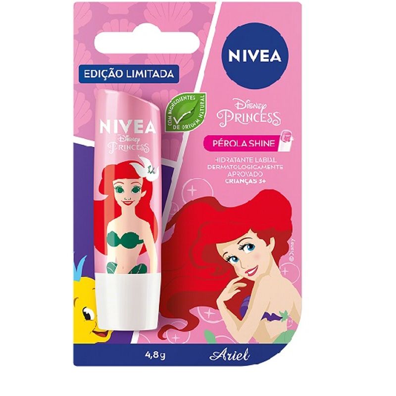 protetor-labial-nivea-princess-ariel-perola-shine-48g