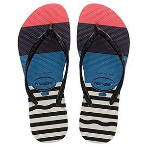 CHINELO HAVAIANAS SLIM HARMONY BRANCO/PRETO 39/40