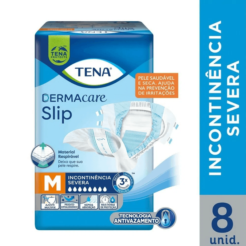 fralda-tena-dermacare-slip-m-com-8-unidades