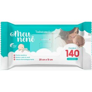 lenço umedecido Meu NenE com 140 unidades