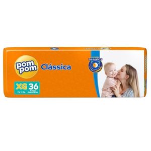 Fralda Pom Pom Classica Mega Xg Com 36 Unidades