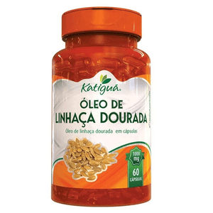Oleo de Linhaça Dourada COM 60 COMPRIMIDOS KatiguA