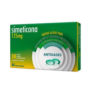 Simeticona 125Mg Com 10 Comprimidos Uniao Quimica