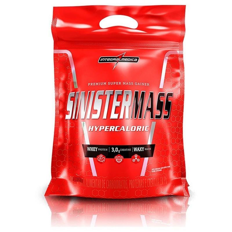 suplemento-sinister-mass-hypercaloric-morango-integralmedica-3kg