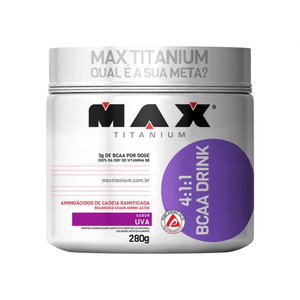 Bcaa 4: 1: 1 Max Titanium Drink Uva 280G