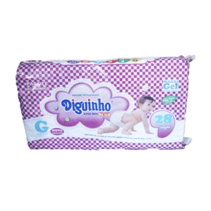 Fralda Diguinho Plus Economica G Com 28 Unidades