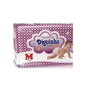 Fralda Diguinho Plus M Com 10 Unidades