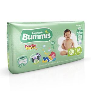 Fralda Capricho Bummis Pica-Pau Mega M Com 50 Unidades