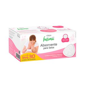 ABSORVENTE PARA SEIOS OPUS COM 30 UNIDADES