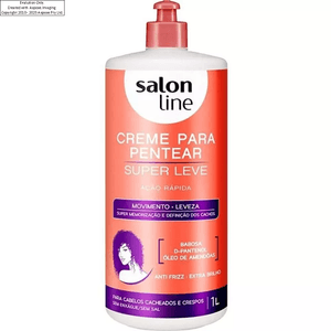 Creme Para Pentear Salon Line Super Leve 1L