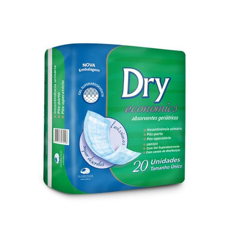absorvente-geritrico-dry-economics-com-20-unidades