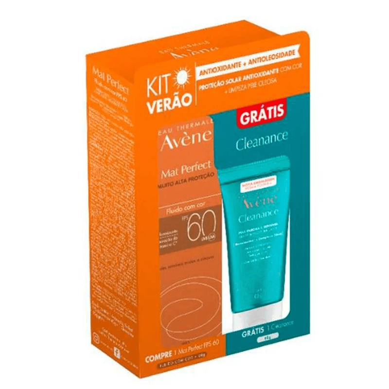 kit-protetor-solar-avene-mat-perfect-com-cor-fps60cleanance-60g