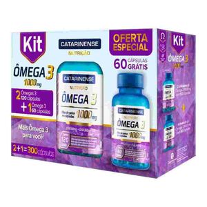 OMEGA 3 1.000MG COM 300 COMPRIMIDOS CATARINENSE