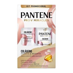 Kit Pantene Colageno Shampoo 300ml + Condicionador 150ml