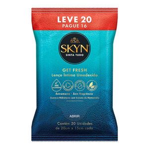 Lenço intimo Skin Leve 20 Pague 16 UNIDADES