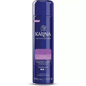 Spray Fixador Para Cabelo Karina Forte 400Ml