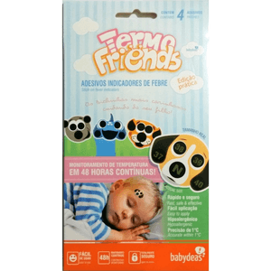 Adesivo Monitor de Temperatura BABYDEAS com 4 unidades