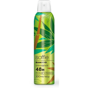 Desodorante aerossol Soffie Bamboo 300Ml