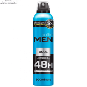 Desodorante Aerossol Soffie Men Cool 300Ml