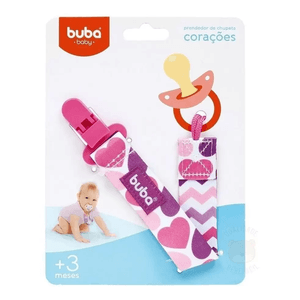PRENDEDOR DE CHUPETA BUBA CORACOES R:7482