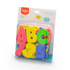 BRINQUEDO DE BANHO BUBA LETRAS E NUMEROS R:10738