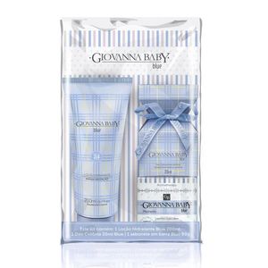 Kit Giovanna Baby Blue Loçao Hidratante 200Ml+Deo ColOnia 20Ml+Sabonete Em Barra 90G