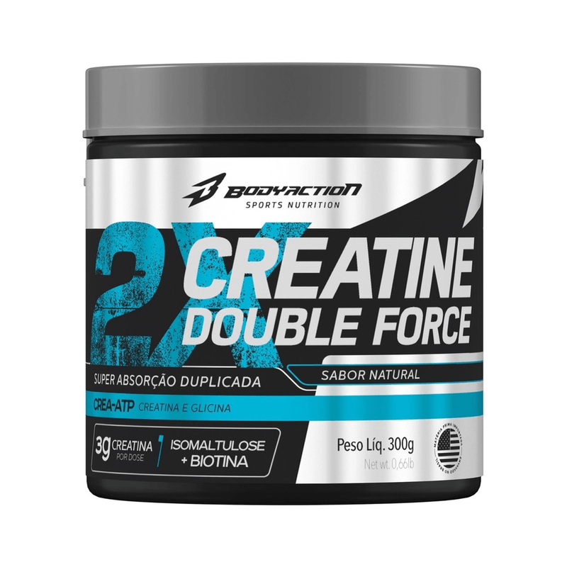 body-action-creatina-double-force-300g