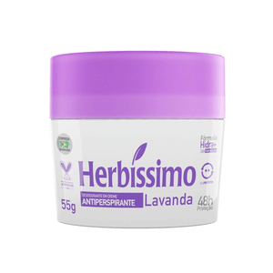 DESODORANTE EM CREME HERBISSIMO LAVANDA 55G