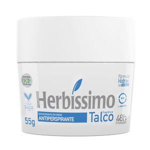 DESODORANTE EM CREME HERBISSIMO TALCO 55G