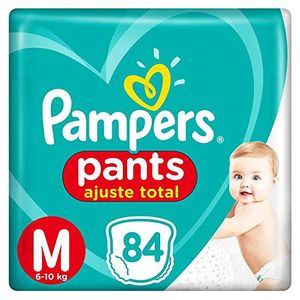 Fralda Pampers Pants Ajuste Total M Com 84 Unidades