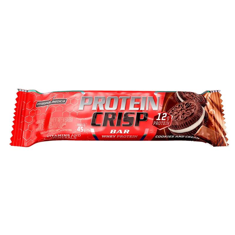 barra-proteica-integralmedica-protein-crisp-bar-sabor-cookies-45g