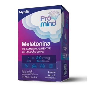 Promind Melatonina 210mcg Solução Gotas Com 40Ml
