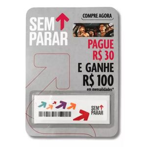Sem Parar Pós Pago Pague 30 e Ganhe 100
