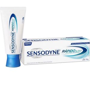 Creme Dental Sensodyne Rapido Alivio Branqueador 90G
