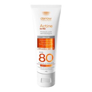 Protetor Solar Facial Actine Ultra Cor Universal Fps80 40G