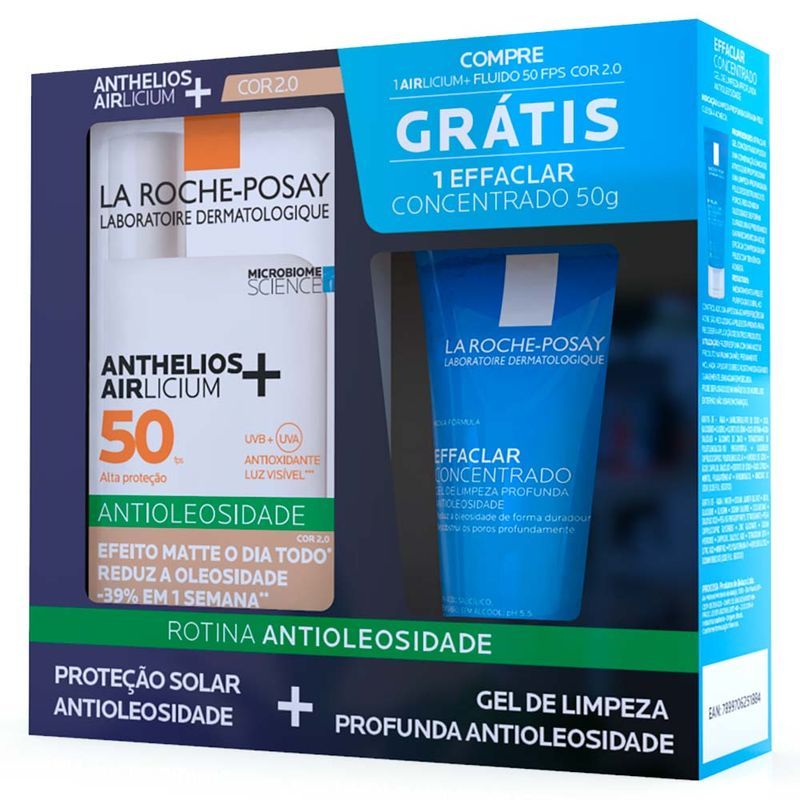 kit-la-rocheposay-protetor-solar-anthelios-airlicium-fps-50-cor-20-40g--gel-de-limpeza-facial-effaclar-concentrado-50g