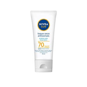 Protetor Solar Facial Nivea Sun Toque Seco Antissinais Fps70 40Ml