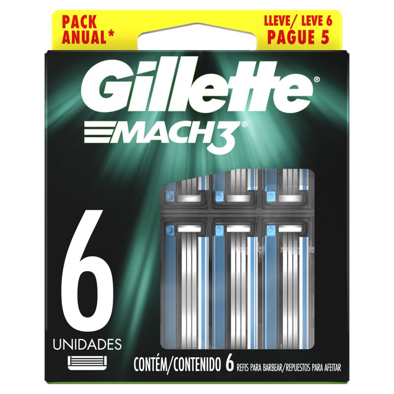 carga-de-aparelho-para-barbear-gillette-regular-mach3-leve-6-pague-5-unidades