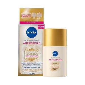 Sérum Óleo Corporal Nivea Luminous Antiestrias Com 100ml