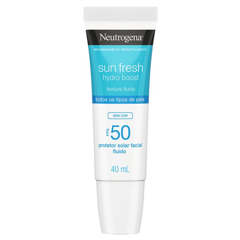 protetor-solar-facial-neutrogena-sun-fresh-hydro-boost-sem-cor-fps50-40ml