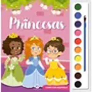 Livro de Colorir Ciranda Cultural Princesas Aquarela